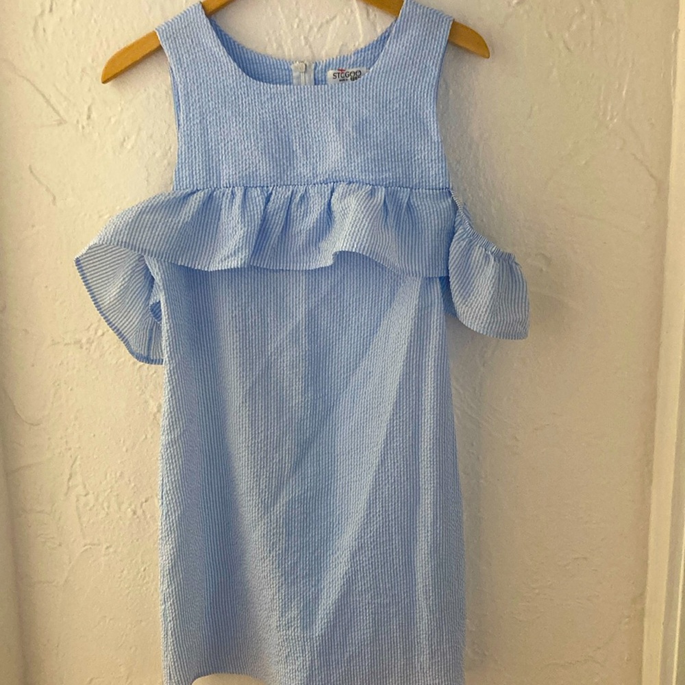 Seersucker dress M